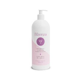 Bizenza - Shampoo Limpieza Profunda Profesional - Purificante con Miel de Abeja - Sana y Sella la Cutcula del Cabello - Ayuda a Controlar el Frizz -  
