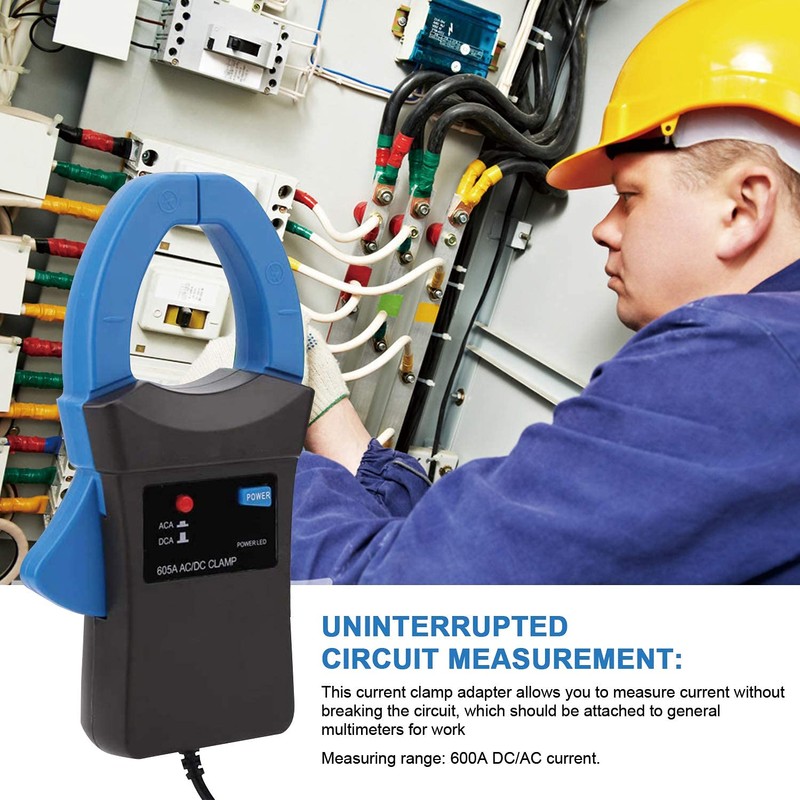BTMETER BT-605A AC/DC 600A Clamp-on Current Probe Amp Adapter for