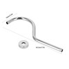 17in Shower Pipe Extension Brushed Stainless Steel S Shaped NPT