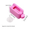 Amagogo Nail Powders Recycling Box Powder Sequins Reusable Accs Portable