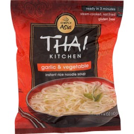 Thai Kitchen Gluten Free Garlic & Vegetable Instant Rice Noodle Soup, 1.6 Oz