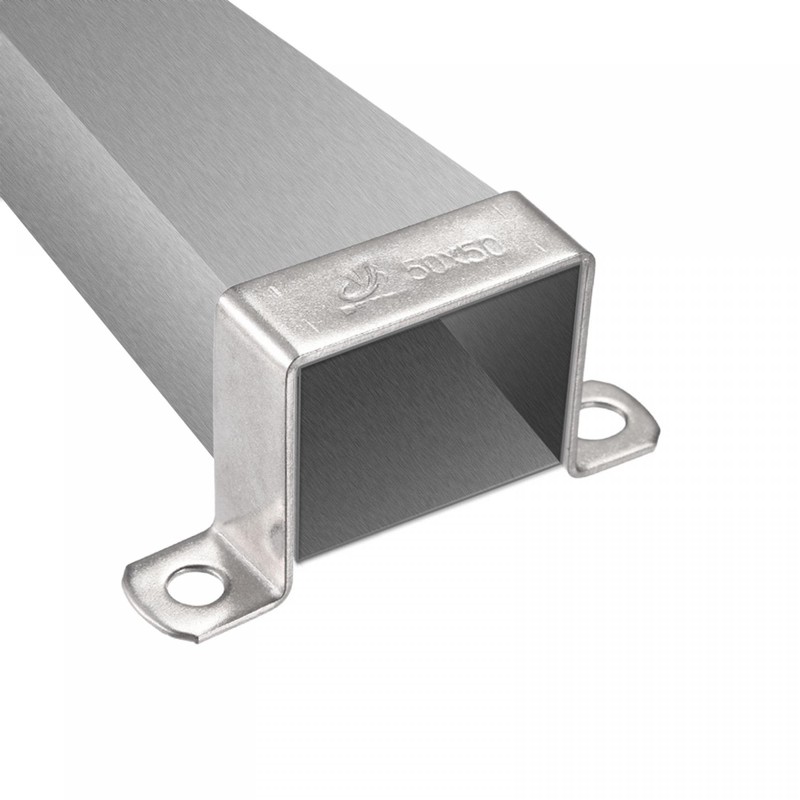 sourcing map U Shaped Connector Bracket 48 x 52mm 304