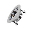 Elite Lighting B1402 4" Low Voltage Trims White Chrome Reflector