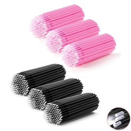 Long Tips Micro Brush Applicator, Disposable Micro Applicators with Longer Tips, Micro Swabs for Makeup, Micro Lash Lift Brush Applicators