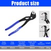 VINSPIRE Adjustable Pliers Wrench, Multi-Function Adjustable Spanner, Self-Adjusting Jaw Pliers,Dual