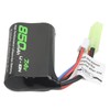 7.4V 850mAh Lipo Battery 850mAh Lithium Battery for 1/16 Remote