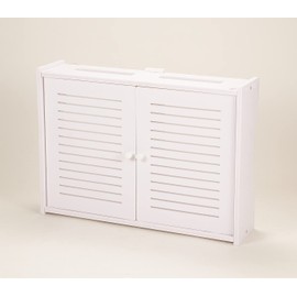 WiFi Storage Box Wall Mount WiFi Router Storage Box Router Modem Wall Mount (Small Shutter)