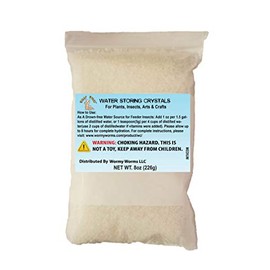 8oz Medium Water Storing Polymer Crystals Quencher for Crickets Roaches Worms etc …