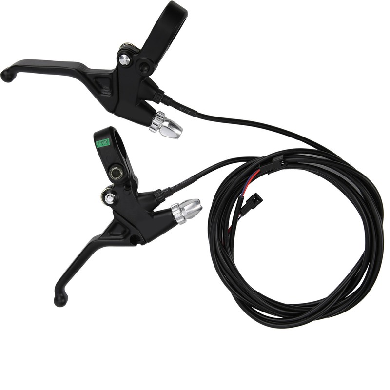 1Pair Electric Bicycle Scooter EBike Conversion Accessory Electronic Brake Lever