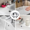 2 Pack Sink Overflow Ring, Universal Bathroom Kitchen Sink Hole