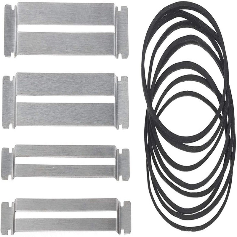 Guitar Rubber Coated String Spreaders Fingerboard Guard with Rubber Band