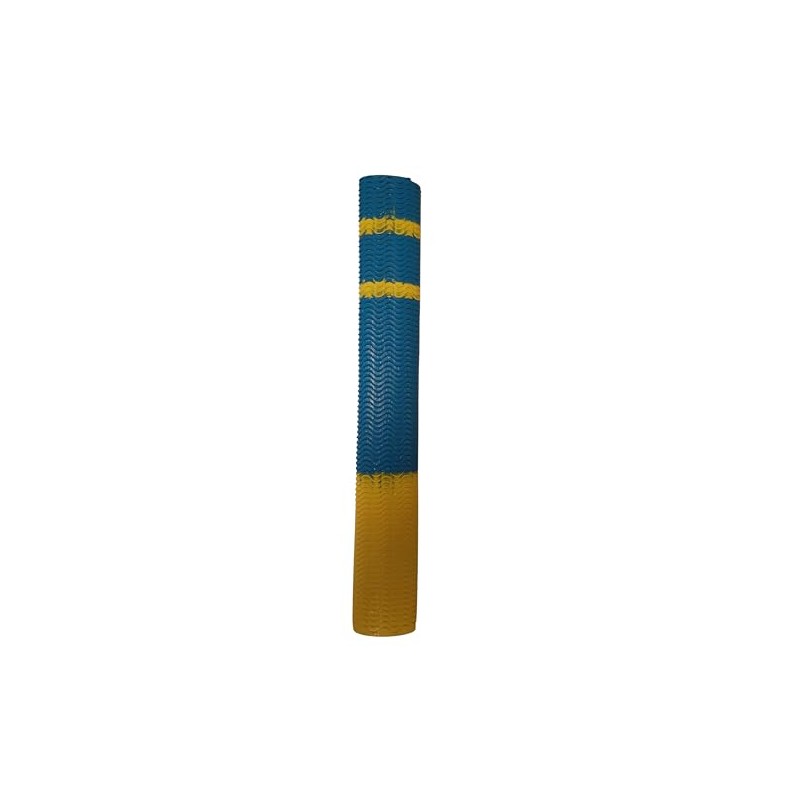 Hunts County Aqua Bat Grip Blue/Yellow