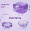 Maoerdental Retainer Cleaner Case,Double Layer No-Leak Denture Cup for Soaking