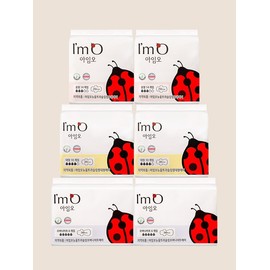 [Value Set] I'm O Organic Medium 2 packs + Large 2 packs + Overnight 2 packs / [실속 세트] 아임오 유기농 중형2팩+대형2팩+오버나이트2팩