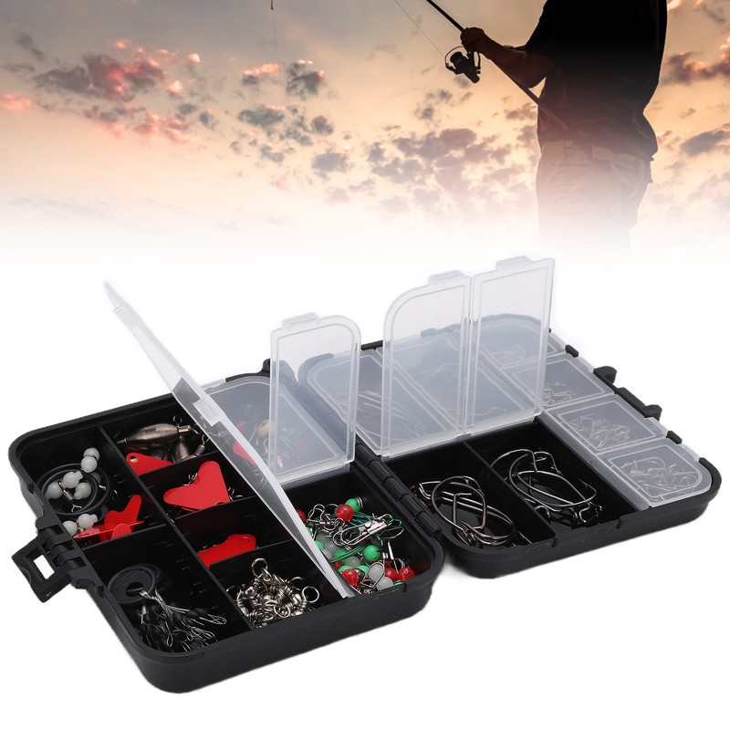 Fishing Lures Baits Tackle Box with Rope Stainless Steel Material