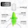 12 PCS Bottle Pourers And 12 PCS rubber pourers dust