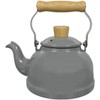 Fuji Enamel Kettle IH Compatible Cotton 1.6L Light Gray CTN-1.6K.LG