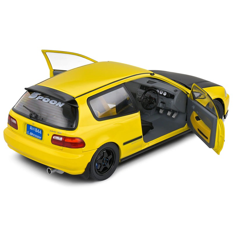 1991 for Honda Civic (EG6) DCD in Yellow Carnival Black