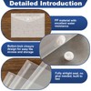 20 Pcs A6 Plastic Wallet, Small Clear Document Folders with