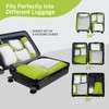Gonex Compression Packing Cubes, 6 PCS Travel Luggage Packing Organizers