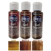 Americana Gel Stain Wood Stain Paint 3-Pack, Wood Tint Colors