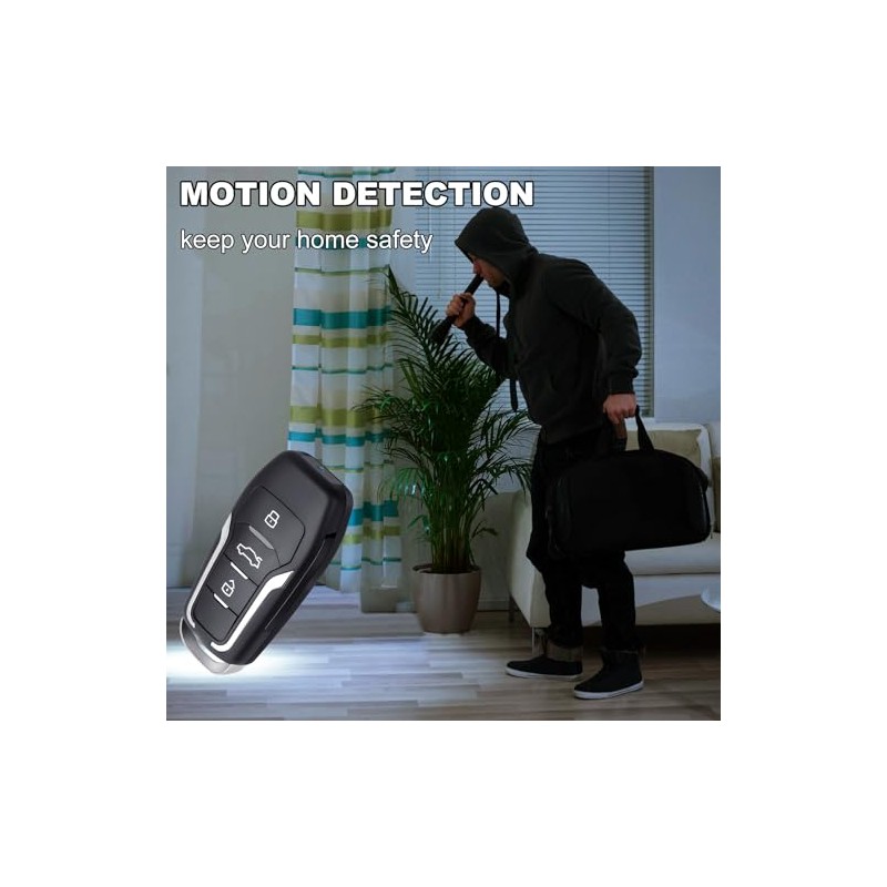 LXKFA 1080P HD Mini Video Recorder, Key Fob Design with
