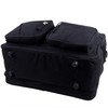 Metrolite Canvas Flight Travel Overnight Weekend Bag Cabin Approved -Black/Navy