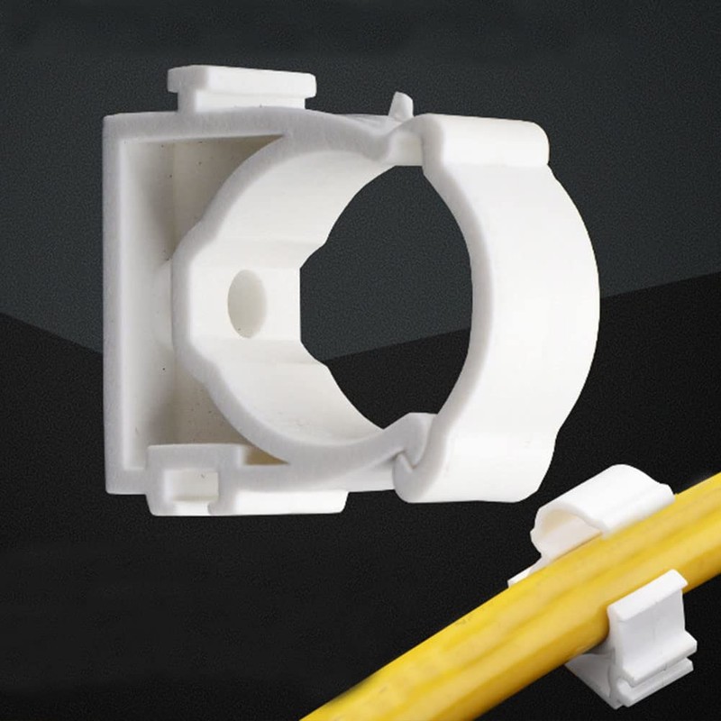 20Pcs 25mm / 0.98" Pipe Clamps Fix Support PVC Water