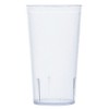 G.E.T. Heavy-Duty Plastic Restaurant Tumblers, 16 Ounce, Clear (Set of