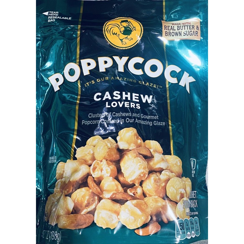 Orville Redenbacher 2x Orville Redenbacher POPPYCOCK Cashew Lovers Gourmet Popcorn