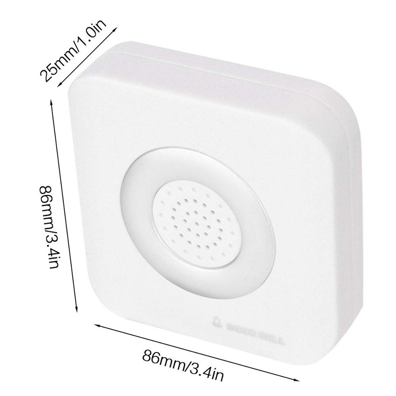 12V Wired Doorbell 4 Core Door Bell Alarm Wall-Mounted for