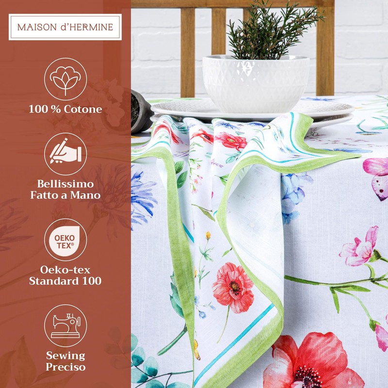 Maison d' Hermine Cloth Napkins 45cm x 45cm100% Cotton Decorative