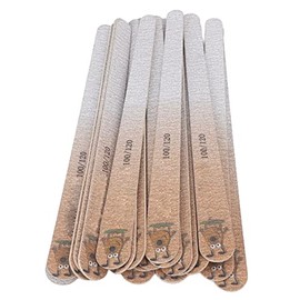 Limas de Uñas, 20 Piezas de Lima de Uñas de Grano 100 Y 120, Tablas de Esmeril, Juego de Limas de Uñas de Doble Cara para Uñas Acrílicas Y Naturales, Herramientas de Manicura