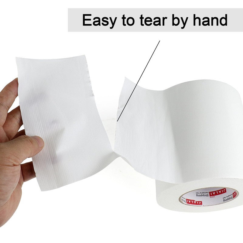 6" White Duct Tape, Heavy Duty 6 inch x 55