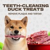 KUADELRO Duck Jerky Dog Treats, Real Duck Strips Dog Training