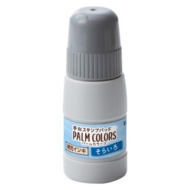 シャチハタ 手形 スタンプパッド PALM COLORS 専用補充インキ 20ml そらいろ SPS-20-LB