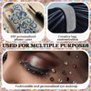 Batiyeer 11.8'' x 2.2 Yard Rhinestone Template Stencil Kit Includes