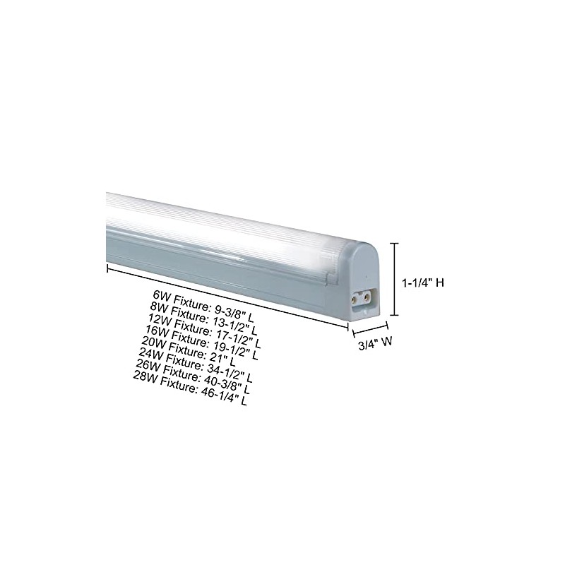 JESCO Lighting SP4-12/64-W 2-Wire Non-Grounded T4 Sleek Plus - Fluorescent