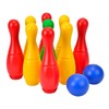 Simba 107223714 - Kegelspiel mit Halterung, 9 Kegel, 2 Bälle,