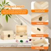 BAOPEND 2 Pcs Unfinished Wooden Treasure Box for DIY Crafts