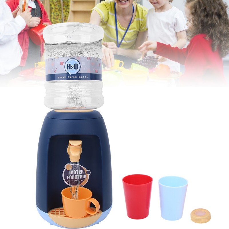 Simulation Water Dispenser Drinking Fountain Furniture Kitchen Girls Pretend Play