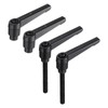 sourcing map 4pcs Clamping Lever Adjustable Handle Set Metric M6