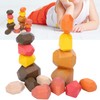 Wooden Stacking Game Building Blocks Educational Desktop Games for Kid
