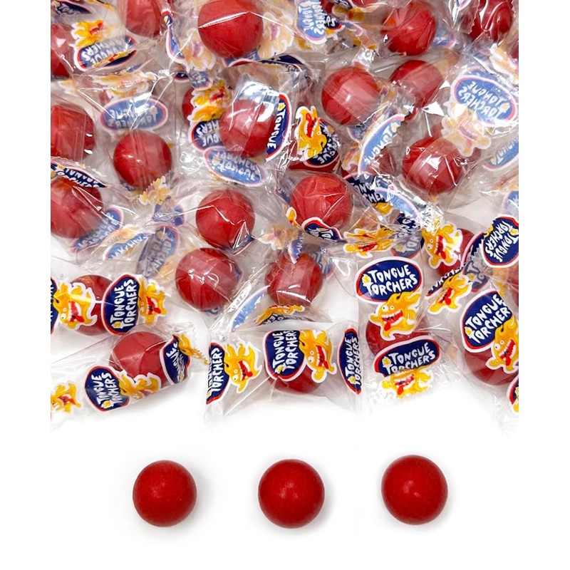 SweetGourmet Spicy Cinnamon Jawbreakers Wrapped Hard Candy Balls | 1