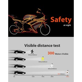 Electric Wheelchair Glow Tape, Glow in The Dark Tape, Premium Industrial Grade Interior and Exterior Luminous Glow Tape to Help See Objects at Night (Blue-Green)