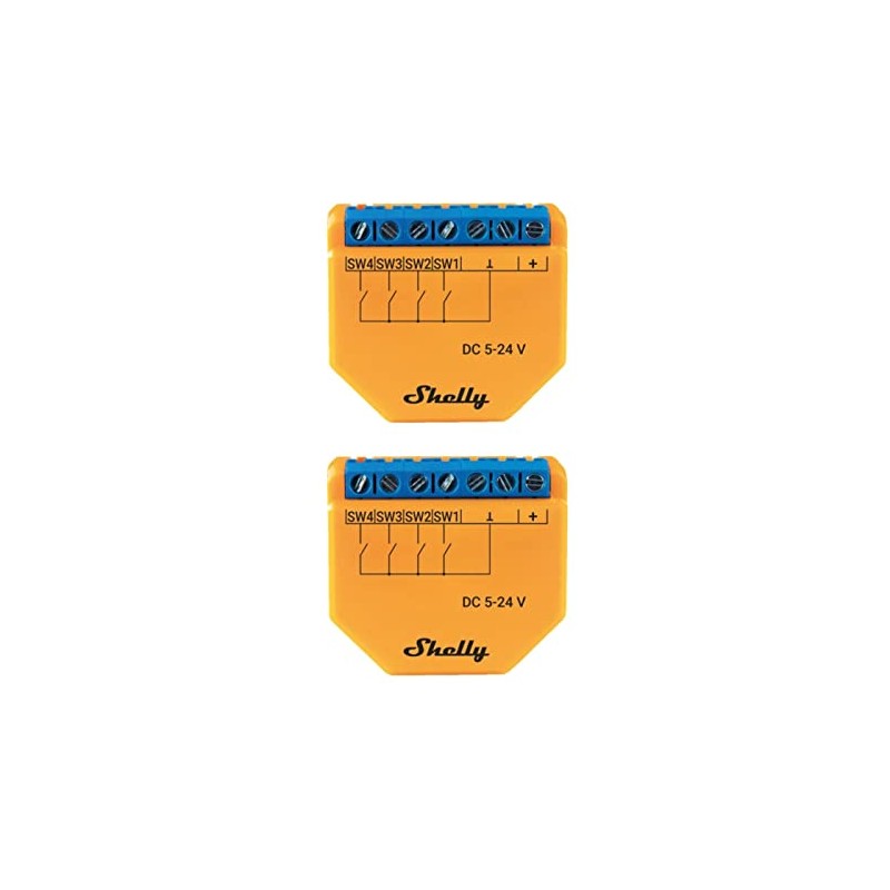 Shelly Plus i4 DC Smart Relay WLAN Scene Activator BT