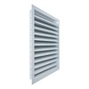 Fits 24x24 Wall Opening Anodized Aluminum Exterior Wall Vent by