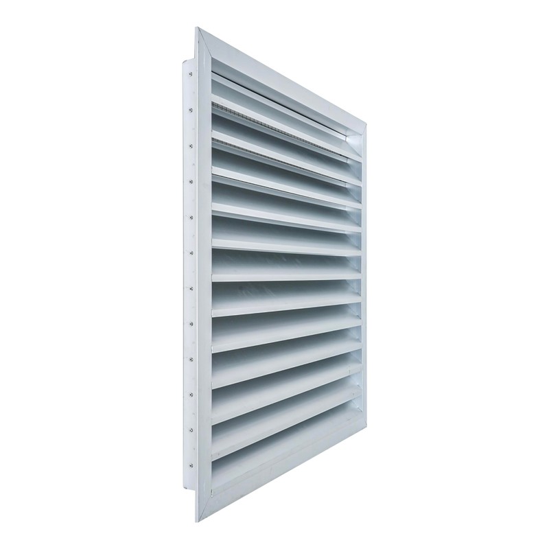 Fits 24x24 Wall Opening Anodized Aluminum Exterior Wall Vent by