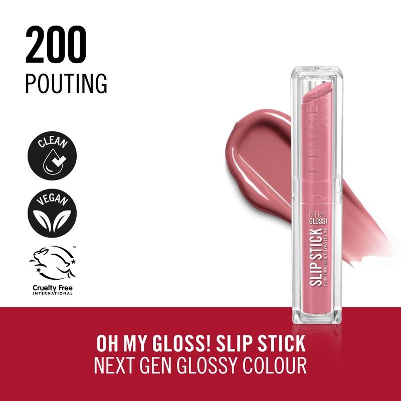 Rimmel Oh My Gloss! Slip Stick, Pouting, 3,4g