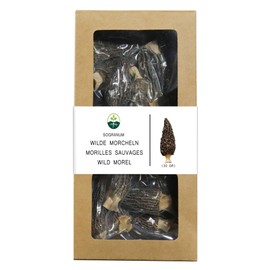 Morel Selected - Morel with Tail - 30 g | French Mushroom | Rich in Vegetable Protein | No Additives - 100% Natural